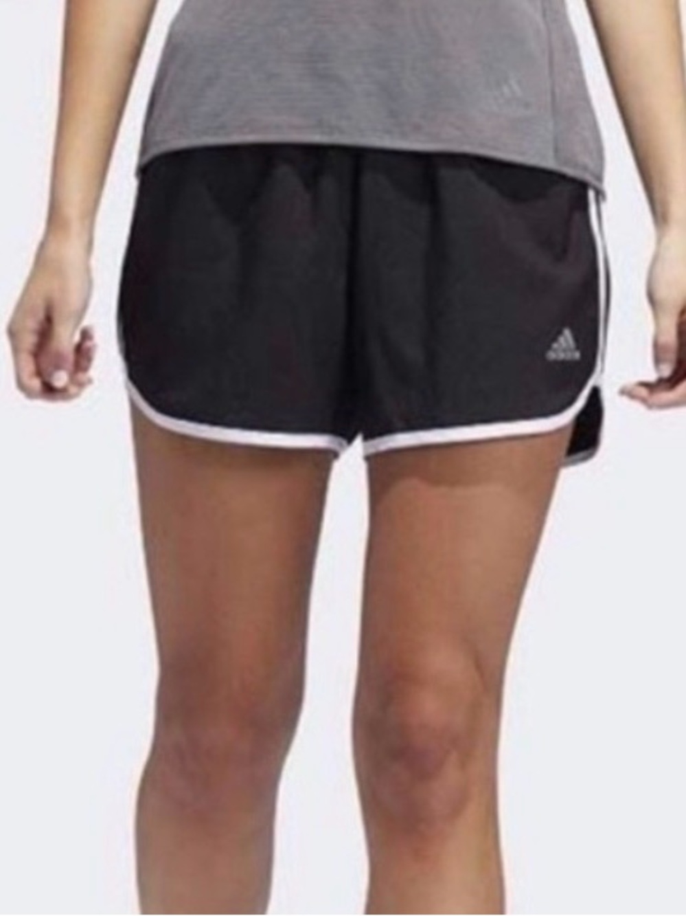 ADIDAS 3” Inseam Three-Stripe Running Shorts